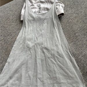 lululemon athletica Light Gray Tank Top